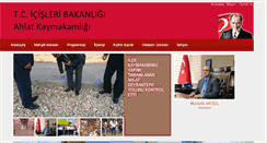 Desktop Screenshot of ahlat.gov.tr