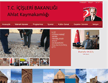 Tablet Screenshot of ahlat.gov.tr